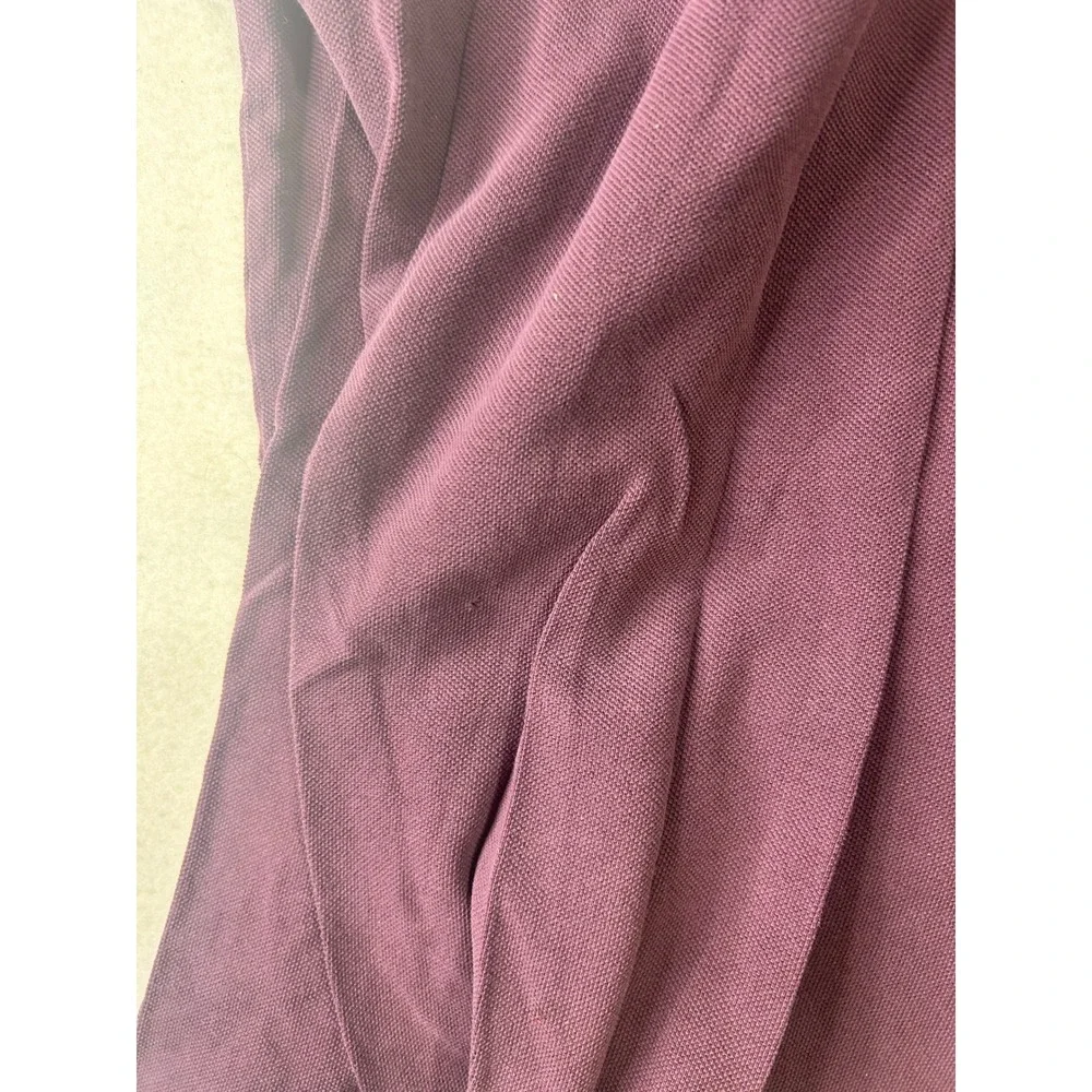 Polo Ralph Lauren Mens XL Long Sleeve Polo Shirt Purple‎ Cotton Pique Pony Logo